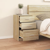 Bed Cabinet Sonoma Oak 40x40x63 cm Engineered Wood 808642