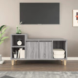 TV Cabinet Grey Sonoma 100x35x55 cm Engineered Wood 821178