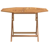 Folding Garden Table 110x110x75 cm Solid Wood Teak 362617