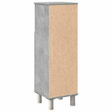 Bathroom Cabinet Concrete Grey 30x30x95 cm Engineered Wood 856136
