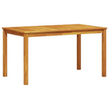 Garden Dining Set Folding 5 pcs Brown Solid Acacia Wood 3375624