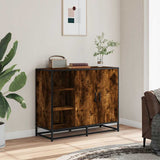 ZNTS Sideboard Smoked Oak 92x35x76 cm Engineered Wood 849021