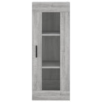 Highboard Grey Sonoma 34.5x34x180 cm Engineered Wood 3199383
