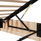 Ottoman Bed Frame Natural 80 x 200 cm Solid Pine Wood 3418729