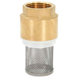 Suction Hose with Brass Connectors Black 1.1" 20 m PVC 151066