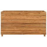 Raised Bed 100x40x55 cm Recycled Teak Wood and Steel 47425
