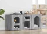 Sideboard Grey Sonoma 100 x 35 x 59 cm Engineered Wood 891350