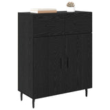 Sideboard Black Oak 69.5 x 34 x 90 cm Engineered Wood 882301