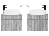 Bathroom Cabinet Set 3 pcs Grey Sonoma 49 x 44.5 x 65.5 cm 3405783