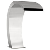 Pool Fountain Silver 60 x 30 x 70 cm Stainless Steel 42039241