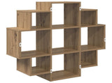 Wall Shelf Artisan Oak 90 x 25 x 90 cm Engineered Wood 8012179