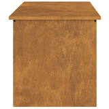 Outdoor Storage Box Rusty 100 x 50.5 x 50 cm Steel 874566