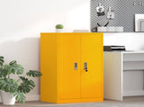 Storage Cabinet Mustard Yellow 60 x 40 x 105 cm Steel 891733