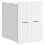 Wall-Mounted Bedside Cabinet White 33 x 34.5 x 43 cm 898295