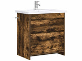 Bathroom Furniture Set Smoked Oak 61 x 40 x 84.5 cm 3404262