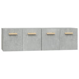 Wall Cabinets 2 pcs Concrete Grey 60x36.5x35 cm Engineered Wood 3115631