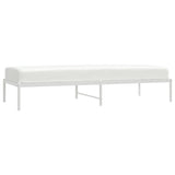 ZNTS Metal Bed Frame without Mattress White 80x200cm 350904