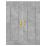 Highboard Concrete Grey 69.5x34x180 cm Engineered Wood 3199925