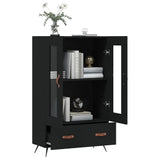 Highboard Black 69.5x31x115 cm Engineered Wood 828269