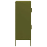 Storage Cabinet Olive Green 80x35x101.5 cm Steel 336135