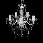 Chandelier 5 Bulbs Transparent 240309