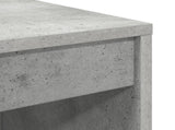 Desk with Drawer with Shelf with Storage 2 pcs Concrete Grey 3337324