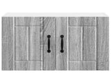 Wall Cabinet LUCCA 2 pcs Grey Sonoma 60 x 31 x 40 cm 884927