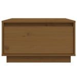 Coffee Table Honey Brown 55x56x32 cm Solid Wood Pine 813408