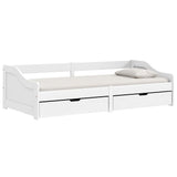 Day Bed with 2 Drawers without Mattress "IRUN" White 90x200 cm 3185210