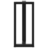Bar Table Legs T-Shaped 2 pcs Black 40x35x cm Steel 4013072