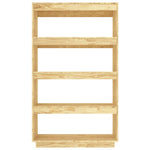 Book Cabinet/Room Divider 80x35x135 cm Solid Pinewood 810889