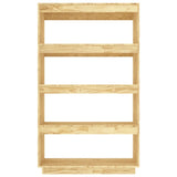 Book Cabinet/Room Divider 80x35x135 cm Solid Pinewood 810889