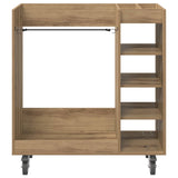 Golf Cabinet with Wheel Plain Artisan Oak 90 x 45 x 98 cm 899470