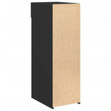 ZNTS Sideboard Black 30x42.5x93 cm Engineered Wood 846307