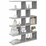 Wall Shelf Grey Sonoma 70 x 20 x 100 cm Engineered Wood 8012153