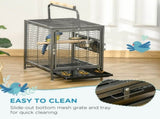 Parrot Cage, Travel Carry Pet Bird Cage, with Metal Handle T3398P349804