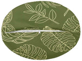 Throw Pillow 6 pcs HEERLEN Leaf Design Dia. 60 cm Polyester 929812