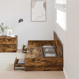 Bed Frame with Headboard Old Wood 80 x 200 cm Engineered Wood 3335243