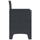Garden Chair 2 pcs Anthracite 53 x 49 x 85 cm Polypropylene 847449