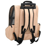Foldable Multipurpose Pet Trolley Beige 170192