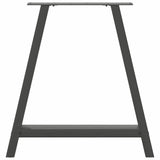 ZNTS Coffee Table Legs A-Shaped 2 pcs Anthracite 70x cm Steel 4012854