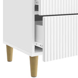 Bedside Cabinet with Drawer High Gloss White 62 x 34.5 x 48 cm 894549