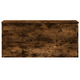Storage Box Smoked Oak 100x42x46 cm Engineered Wood 840664