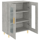 Sideboard Concrete Grey 69.5x34x90 cm Engineered Wood 812118