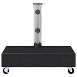 Umbrella Base Black Granite, Stainless Steel Heavy Weight Endurance 313667