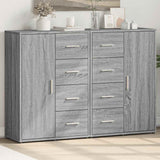 Sideboards 2 pcs Grey Sonoma 60x31x84 cm Engineered Wood 3276593