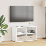 TV stand with Drawer White 79 x 40 x 48 cm 8000460