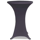 Stretch Table Cover 4 pcs 80 cm Anthracite 279086