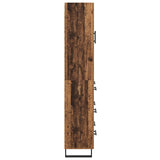Highboard with Drawer 2 pcs Old Wood Engineered Wood 3415769
