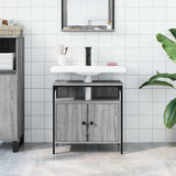 Bathroom Sink Cabinet Grey Sonoma 60x30x60 cm Engineered Wood 842439